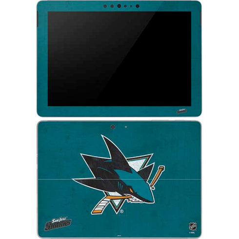 NHL San Jose Sharks Distressed Surface Go Skin