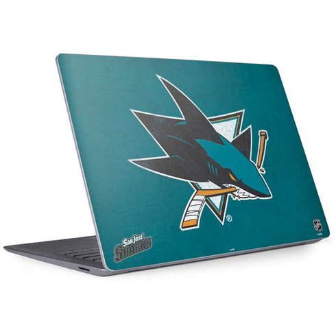 NHL San Jose Sharks Distressed Surface Laptop 3 13.5in Skin