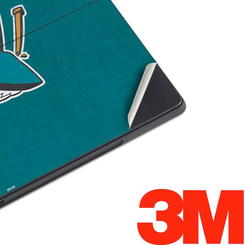 NHL San Jose Sharks Distressed Surface Pro 6 Skin