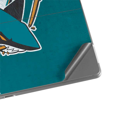 NHL San Jose Sharks Distressed Surface Pro 8 Skin
