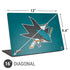 NHL San Jose Sharks Distressed Universal Laptop 16in (13 x 9.4in) Skin