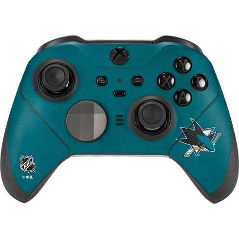 NHL San Jose Sharks Distressed Xbox Elite Wireless Controller Series 2 Skin