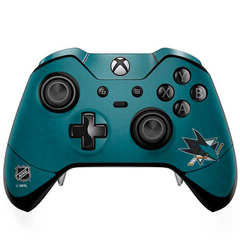 NHL San Jose Sharks Distressed Xbox One Elite Controller Skin