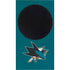 NHL San Jose Sharks Distressed Xbox Series S Console Skin