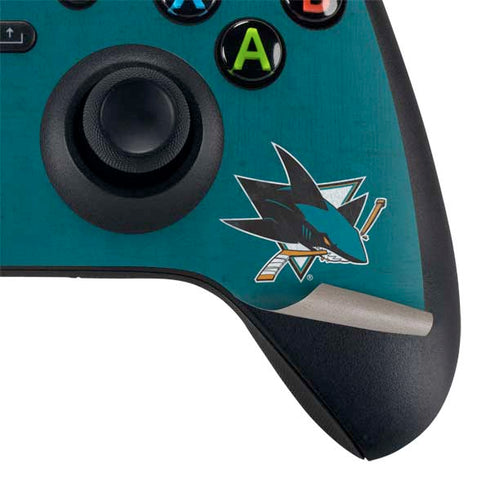 NHL San Jose Sharks Distressed Xbox Series X Bundle Skin