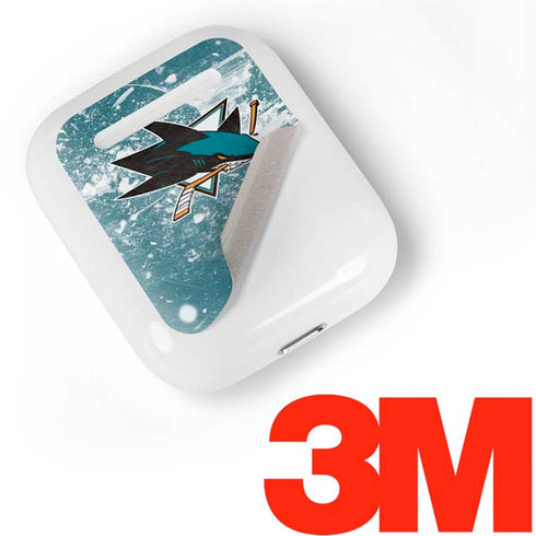 NHL San Jose Sharks Frozen Apple AirPods Skin
