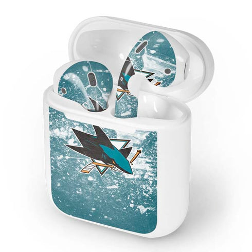 NHL San Jose Sharks Frozen Apple AirPods Skin