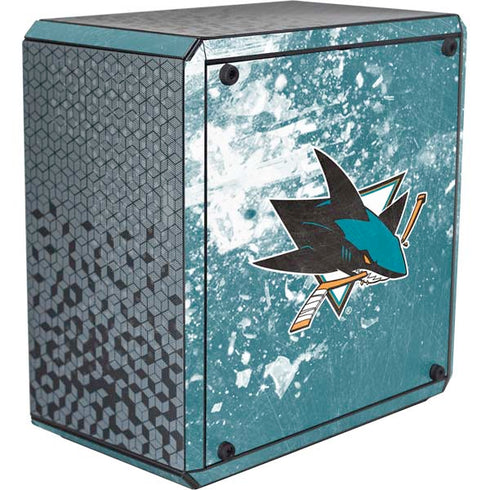 NHL San Jose Sharks Frozen Cooler Master MasterBox Q300L Mini Tower Skin