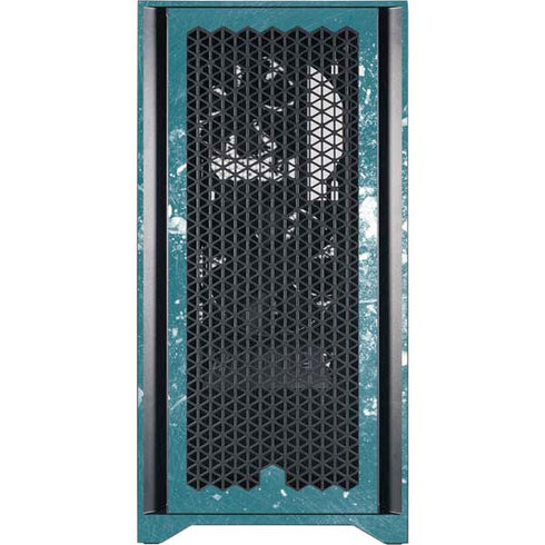 NHL San Jose Sharks Frozen Corsair 4000D Tempered Glass Mid-Tower ATX Case Skin
