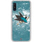 NHL San Jose Sharks Frozen Galaxy A10e Clear Case