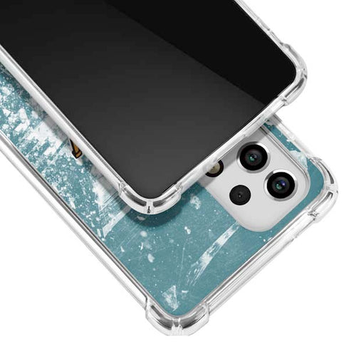 NHL San Jose Sharks Frozen Galaxy A53 5G Clear Case