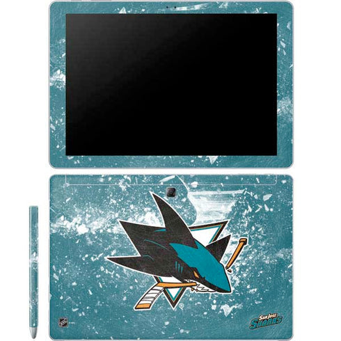 NHL San Jose Sharks Frozen Galaxy Book 12in Skin