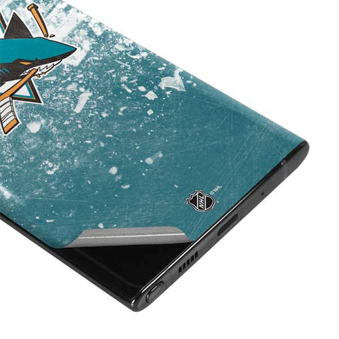 NHL San Jose Sharks Frozen Galaxy Note 10 Skin