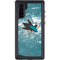 NHL San Jose Sharks Frozen Galaxy Note 10 Waterproof Case