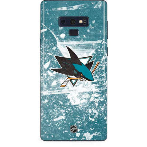 NHL San Jose Sharks Frozen Galaxy Note 9 Skin