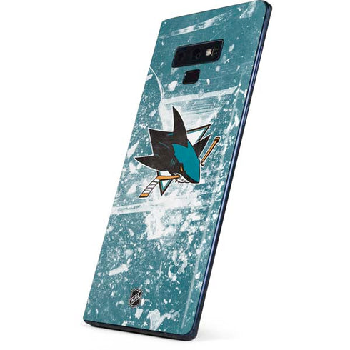 NHL San Jose Sharks Frozen Galaxy Note 9 Skin