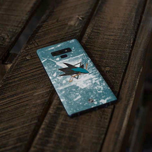 NHL San Jose Sharks Frozen Galaxy Note 9 Skin
