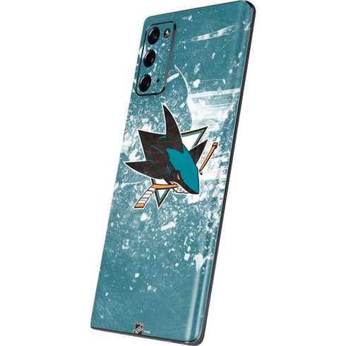 NHL San Jose Sharks Frozen Galaxy Note20 5G Skin