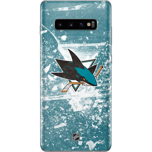 NHL San Jose Sharks Frozen Galaxy S10 Plus Skin