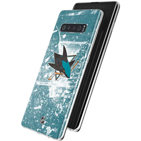 NHL San Jose Sharks Frozen Galaxy S10 Plus Skin
