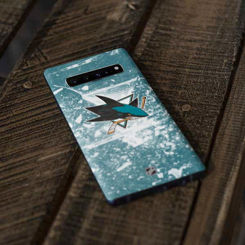 NHL San Jose Sharks Frozen Galaxy S10 Plus Skin
