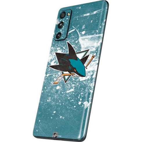 NHL San Jose Sharks Frozen Galaxy S20 Fan Edition Skin