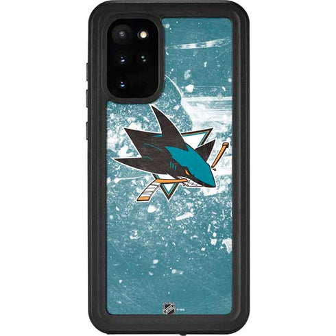 NHL San Jose Sharks Frozen Galaxy S20 Plus Waterproof Case