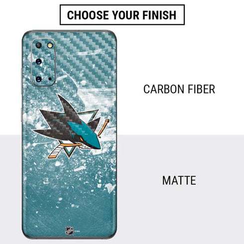 NHL San Jose Sharks Frozen Galaxy S20 Skin