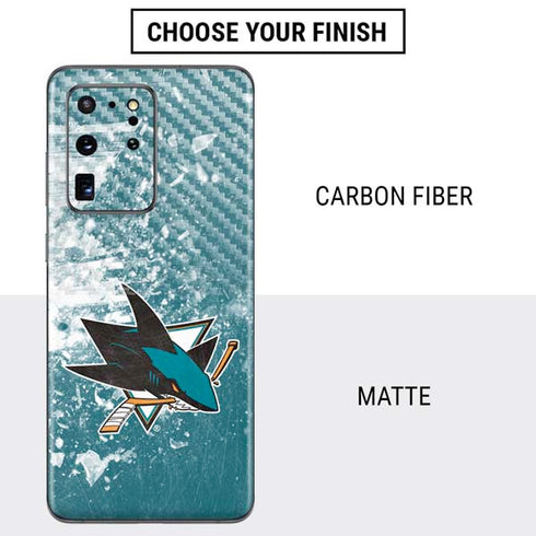 NHL San Jose Sharks Frozen Galaxy S20 Ultra 5G Skin