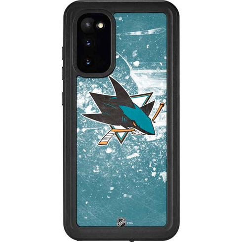 NHL San Jose Sharks Frozen Galaxy S20 Waterproof Case