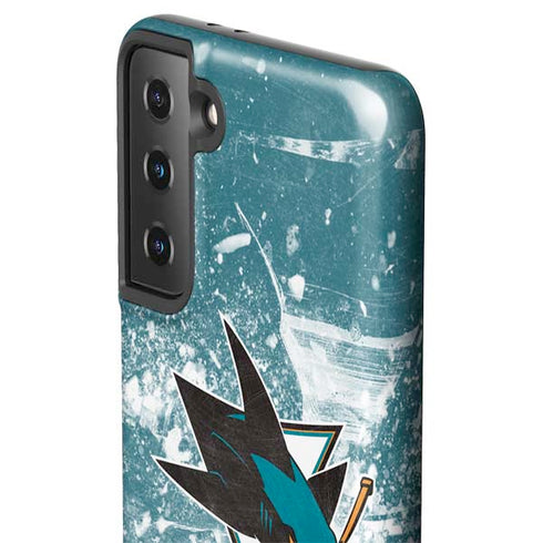 NHL San Jose Sharks Frozen Galaxy S21 Plus 5G Pro Case