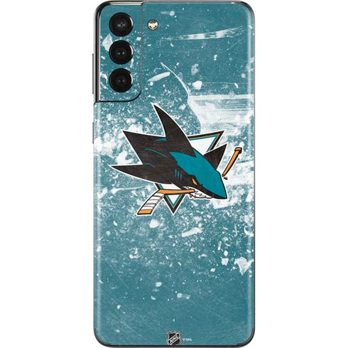 NHL San Jose Sharks Frozen Galaxy S21 Plus 5G Skin