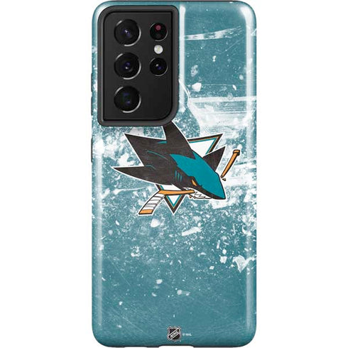 NHL San Jose Sharks Frozen Galaxy S21 Ultra 5G Pro Case