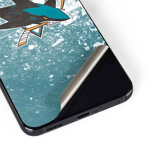 NHL San Jose Sharks Frozen Galaxy S22 Plus Skin
