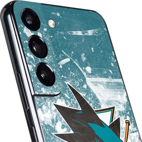 NHL San Jose Sharks Frozen Galaxy S22 Skin