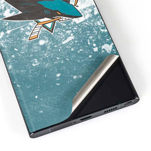 NHL San Jose Sharks Frozen Galaxy S22 Ultra Skin