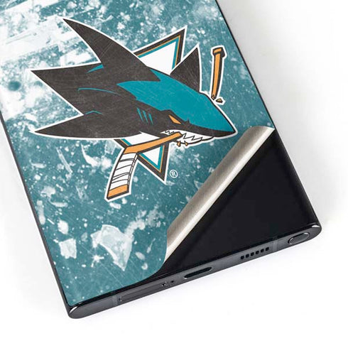 NHL San Jose Sharks Frozen Galaxy S23 Ultra Skin