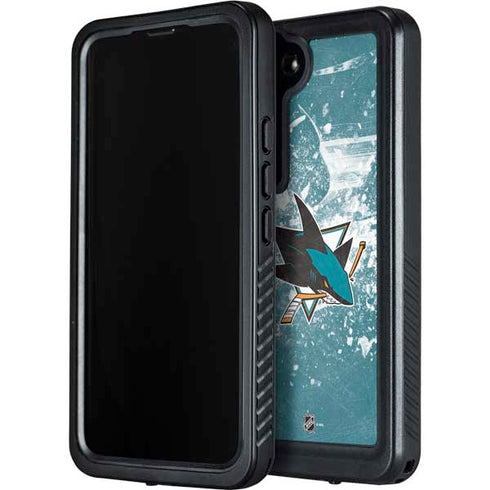 NHL San Jose Sharks Frozen Galaxy S23 Waterproof Case