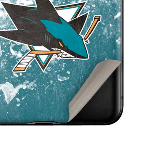 NHL San Jose Sharks Frozen Galaxy Z Flip Skin