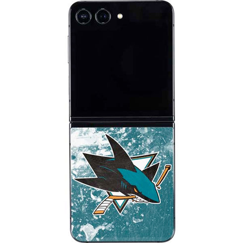 NHL San Jose Sharks Frozen Galaxy Z Flip5 5G Skin