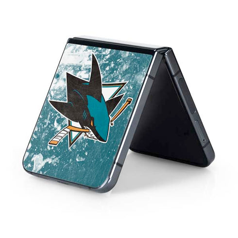 NHL San Jose Sharks Frozen Galaxy Z Flip5 5G Skin