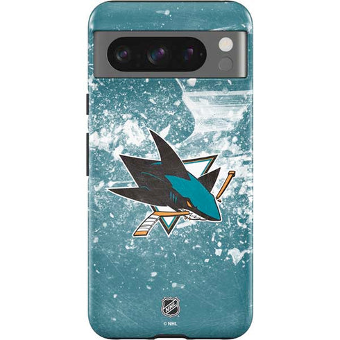 NHL San Jose Sharks Frozen Google Pixel 8 Pro Impact Case