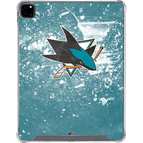 NHL San Jose Sharks Frozen iPad Pro 12.9in (2020) Clear Case