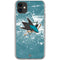 NHL San Jose Sharks Frozen iPhone 11 Clear Case
