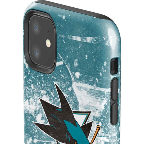 NHL San Jose Sharks Frozen iPhone 11 Impact Case