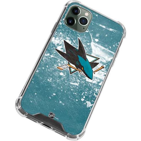 NHL San Jose Sharks Frozen iPhone 11 Pro Max Clear Case