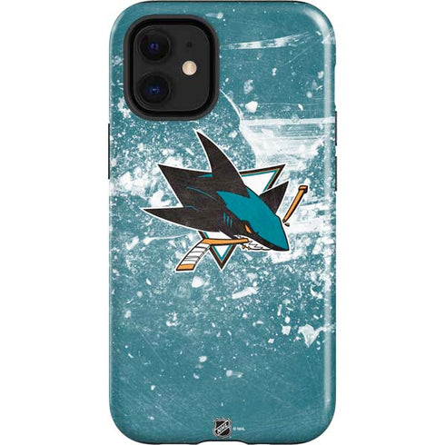 NHL San Jose Sharks Frozen iPhone 12 Mini Impact Case
