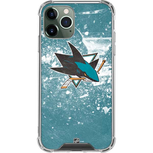 NHL San Jose Sharks Frozen iPhone 12 Pro Clear Case