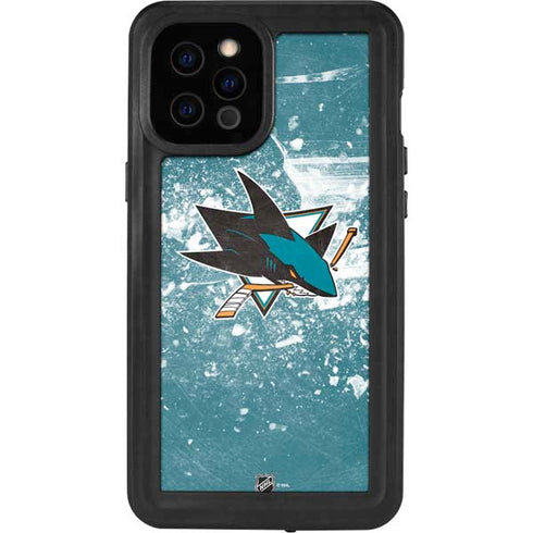 NHL San Jose Sharks Frozen iPhone 12 Pro Max Waterproof Case