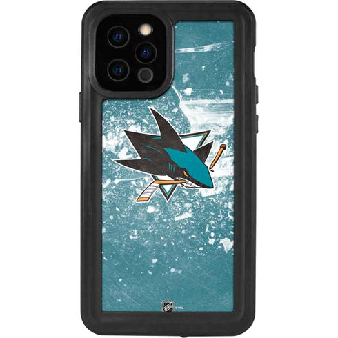 NHL San Jose Sharks Frozen iPhone 12 Pro Waterproof Case